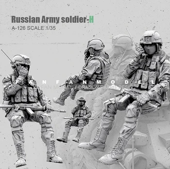1/35 Sveķu Attēls Modelis Komplekti krievijas Mūsdienu Īpašo Spēku karavīrs sevis samontēt-126