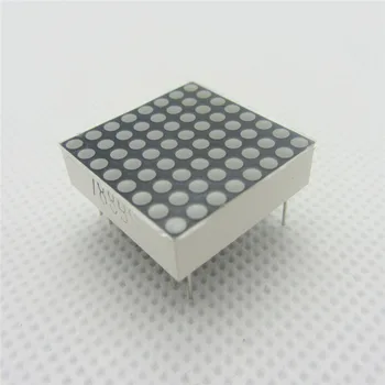 10 gab. 8x8 8*8 Mini Dot Matrix DIY Displejs Sarkans Kopējo Anoda Digitālo Caurules 16-pin 20mmx20mm 1.9 mm DIY Elektronisko LED Arduino