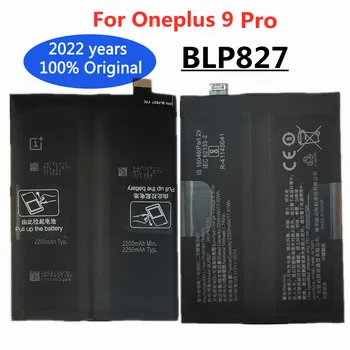 100% Augstas Kvalitātes Oriģinālās Rezerves Akumulatoru OnePlus 9 Pro BLP827 4500mAh Jaudu, Mobilo Telefonu Baterijas Akumulatoru