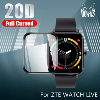 20D Izliektas Malas Aizsargājošu plēvi, lai ZTE Skatīties Tiešraidē Pasaules Smart Skatīties aksesuāru Smartwatch (Ne Stikla)