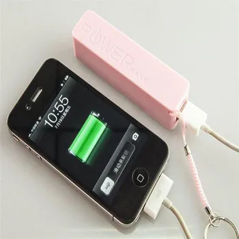 2600mAh 18650 USB Power Bank Akumulatoru Lādētāju, Ja DIY Rūtiņu iPhone Smart Phone, MP3 Elektronisko Mobilo Uzlāde