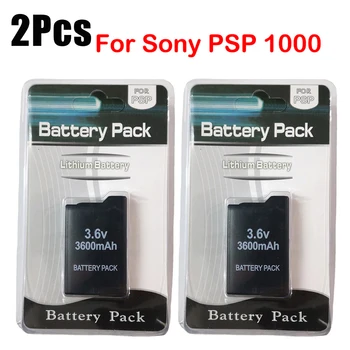 2gab 3600mAh 3.6 V Uzlādējams Litija Jonu Akumulators Sony PSP1000 PSP 1000 PSP-110 Konsoli Gamepad Rezerves Baterijas