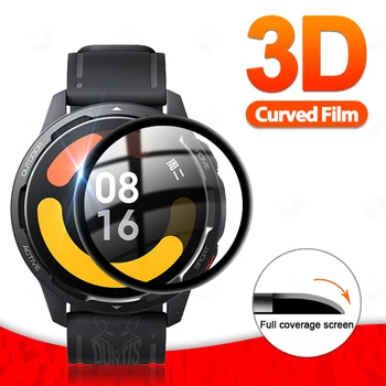 3D Ekrāna Aizsargs, Lai Xiaomi Mi Skatīties Krāsu 2 ＆ S1 Aktīvo Smartwatch Pilns Pārklājums Mīksto aizsargplēvi Piederumi (Ne Stikla