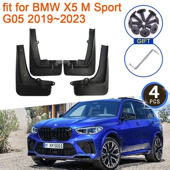 4x BMW X5 M Sport G05 2019 2020 2021 2022 2023 Dubļusargi Izlīdzināšanu MudFlaps Splash Guard Sānu Aizmugurējā Riteņa Spārna, Auto Piederumi