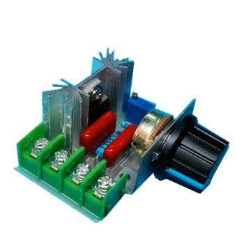 AC 220V 2000W sprieguma regulators transportlīdzekļu ātruma kontroles brushless elektronisko tiristoru reostats temperatūras kontroles slēdzis