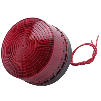 AC 220V Industrial LED Flash Strobe Gaismas Avārijas Brīdinājuma Lampiņa Sarkanā LTE-5061 De