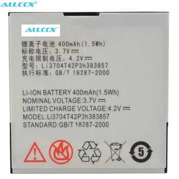 ALLCCX akumulators mobilo akumulatoru Li3706T42P3H383857 par ZTE C336 A34 A39 C300 C321 C321+ C332 C339 C350 D180 D190 V66