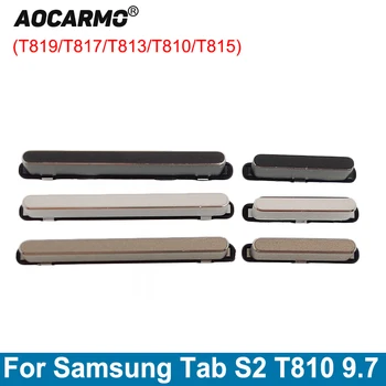 Aocarmo Samsung GALAXY Tab S2 9.7 T810 T813 T815 T817 T819 ieslēgšana Izslēgšana Skaļuma Pogu Sānu Taustiņu, Rezerves Daļu
