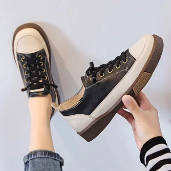 Careaymade-Genuine Ādas Sieviešu kurpes slinks vienu apavu modes krāsu saskaņošanas mīkstas ādas dzīvoklis ikdienas apavi Lielo izmēru apavu