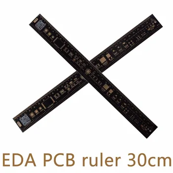 Daudzfunkcionāls PCB Valdnieks EDA Mērīšanas Rīks, ar Augstu Precizitāti Transportieris, 30CM 11.8 Collas