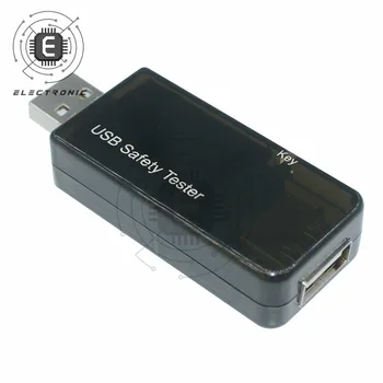 Drošības USB Testera LCD Displejā Mini USB Strāvas Spriegums Strāvas Jaudas Testēšanas Instrumentu Mobilo Telefonu Lādētājs