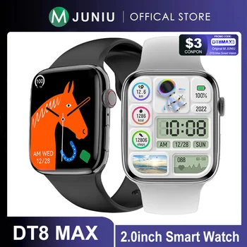 DT8 Max Smart Skatīties Vīrieši 2.0 collu HD Ekrāns, Bluetooth Zvanu Pasūtījuma Pulksteņi Sejas GPS Fintess Tracket NFC Smartwatch PK SVB DT7 Maks.