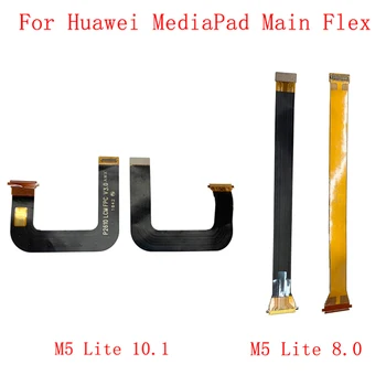 Galvenā Valdes Mātesplati Flex Kabelis Huawei MediaPad M5 Lite 8.0 10.1 Galvenie Valdes Flex Cable Rezerves Daļas