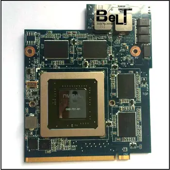 GTX260M GTX 260M 1GB G92-751-B1 DDR3 MXM VGA Video Kartes REV2.1 ASUS G51J G60J