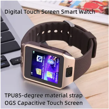 Jauns Dizains Bluetooth DZ09 Smart Pulksteņi Vīriešu Android smartwatch Tālrunis Fitnesa Tracker Smart Pulksteņi subwoofer Rokas pulksteni