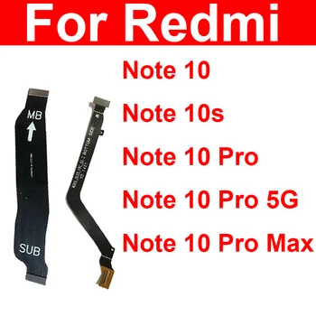 LCD Pamatplates Connector Flex Kabelis Xiaomi Redmi, Ņemiet vērā, 10, Ņemiet vērā, 10S, Ņemiet vērā, 10 Pro, Max 5G Mainboard LCD Displejs Pieslēgvieta Lentes