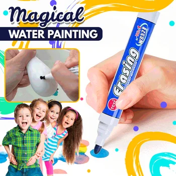 Magic ūdens glezniecība tāfeles pildspalva izdzēšami krāsu marķieris uz ūdens bāzes sausas-dzēst tāfeles pildspalva lielas ietilpības viens