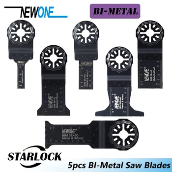 NEWONE Starlock Bi-Metāla Svārstīgas Zāģa Asmeni Bi-metāla griešanas un metāla Svārstīgas Multi Instruments, Piederumi