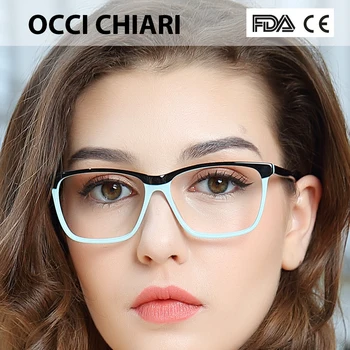 OCCI CHIARI Modes Liels loka Brilles 54cm Sieviešu Pavasara Viras Recepti Objektīvs Medicīnas Optiskās Brilles Frame W-ZOPPI