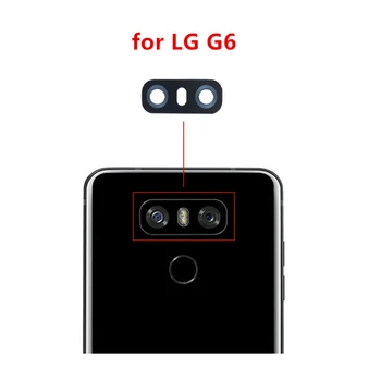 par LG G6 Kameru Stikla Lēcu Atpakaļ Atpakaļskata Kamera Stikla Lēcu Nomaiņa, Remonts, Rezerves Daļas, ar Līmi