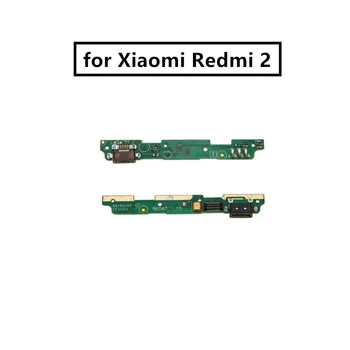 par Xiaomi Redmi 2 USB Lādētāja Ports Dock Savienotājs PCB Kuģa Lentes Flex Kabelis telefona ekrānu remonts, rezerves daļas