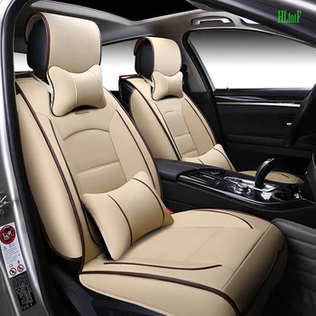 (Priekšā un Aizmugurē) luksusa Ādas Automašīnu Sēdekļu vāks Citroen C3-XR C4 Kaktuss C2 C3 Aircross SUV auto stils Uzņēmējdarbības sēdekļa vāku