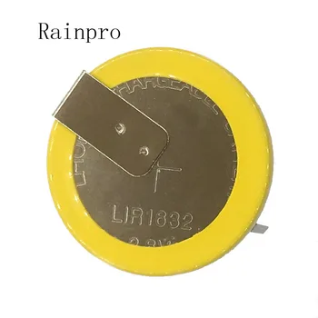 Rainpro 1GB/DAUDZ LIR1632 1632 3.6 V, ar lodēšanu kāju uzlādējams akumulators Poga Šūnu Baterija litija akumulators