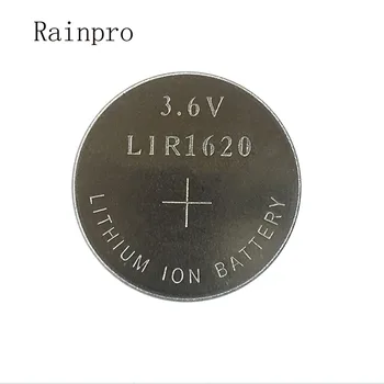 Rainpro 2GAB/DAUDZ LIR1620 1620 akumulators 3,6 V uzlādējams monēta šūnu akumulatoru uzlādes 1620