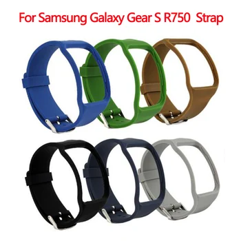 Silikona Aproce Siksnu Samsung Galaxy Pārnesumu S R750 Aproce Siksniņas Pulksteņu Piederumi Smart Skatīties Vīrieši Dāmas Nomaiņa Band