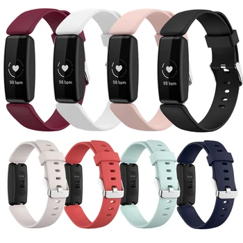 Silikona Rokas Joslā, Lai Fitbit Iedvesmot 2 Smart Skatīties krāsains Rakstu Nomaiņa Watchband Siksnu Fitbit Iedvesmot 2