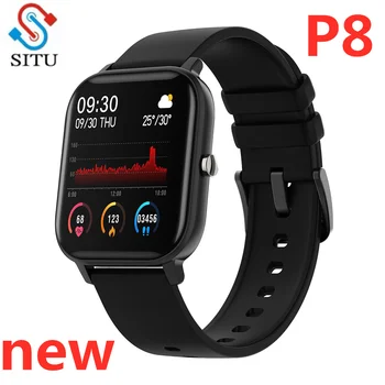 SITU P8 1.4 collu Smart Skatīties Vīrieši ar skārienekrānu Fitnesa Tracker asinsspiediens Smart Pulkstenis Sievietēm GTS Smartwatch par Xiaomi