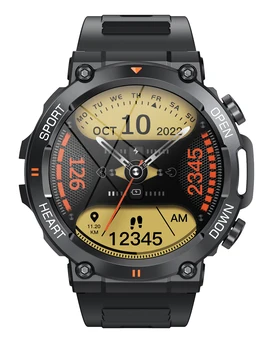 T Rex 2 Smart Skatīties uz Vīriešiem Bluetooth Āra Smartwatch 400mAh Ūdensizturīgs Sporta Režīmā Veselības Monitors 1.39 360*360 Ekrāna Pulksteņi