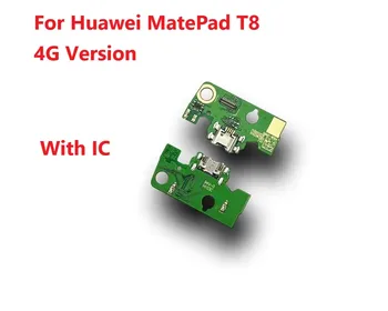 USB Uzlādes Kuģa Huawei MatePad T8 4G WIFI Dock Connector Flex Cable Rezerves Rezerves Daļas Uzlādes Ports