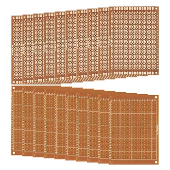 Vara Perfboard 10 GAB. Papīra Kompozītu PCB Plates (5 cm x 7 cm) Universālais Breadboard vienpusējs iespiestajā