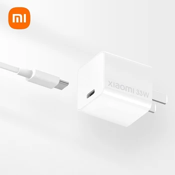 Xiaomi Mi 33W Lādētāju, GaN par Redmi 10S K30pro IPhone 12 / Android Strauji Maksas Tālrunis Kabeļa Tips-C Portatīvo lādētāju