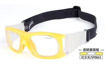 Āra Profesionālās Basketbola brilles Futbola Sporta brilles, Aizsargbrilles acu rāmis atbilst optisko objektīvu tuvredzība tuvredzīgs SP0863