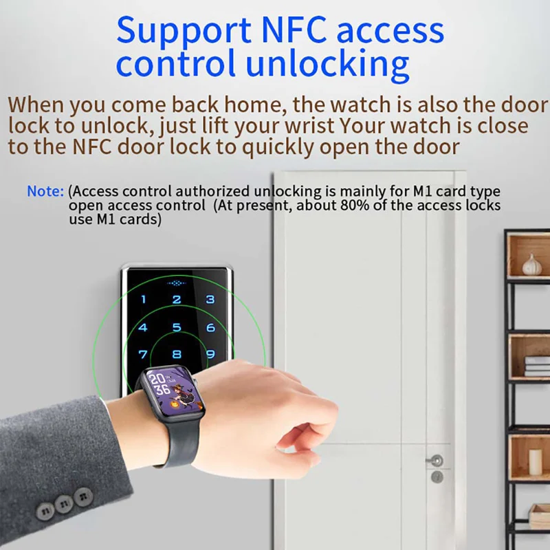 2022 SVB Original Series 7 Smart Skatīties NFC Funkciju Izsaukšana Zvanu 44 MM 1.82