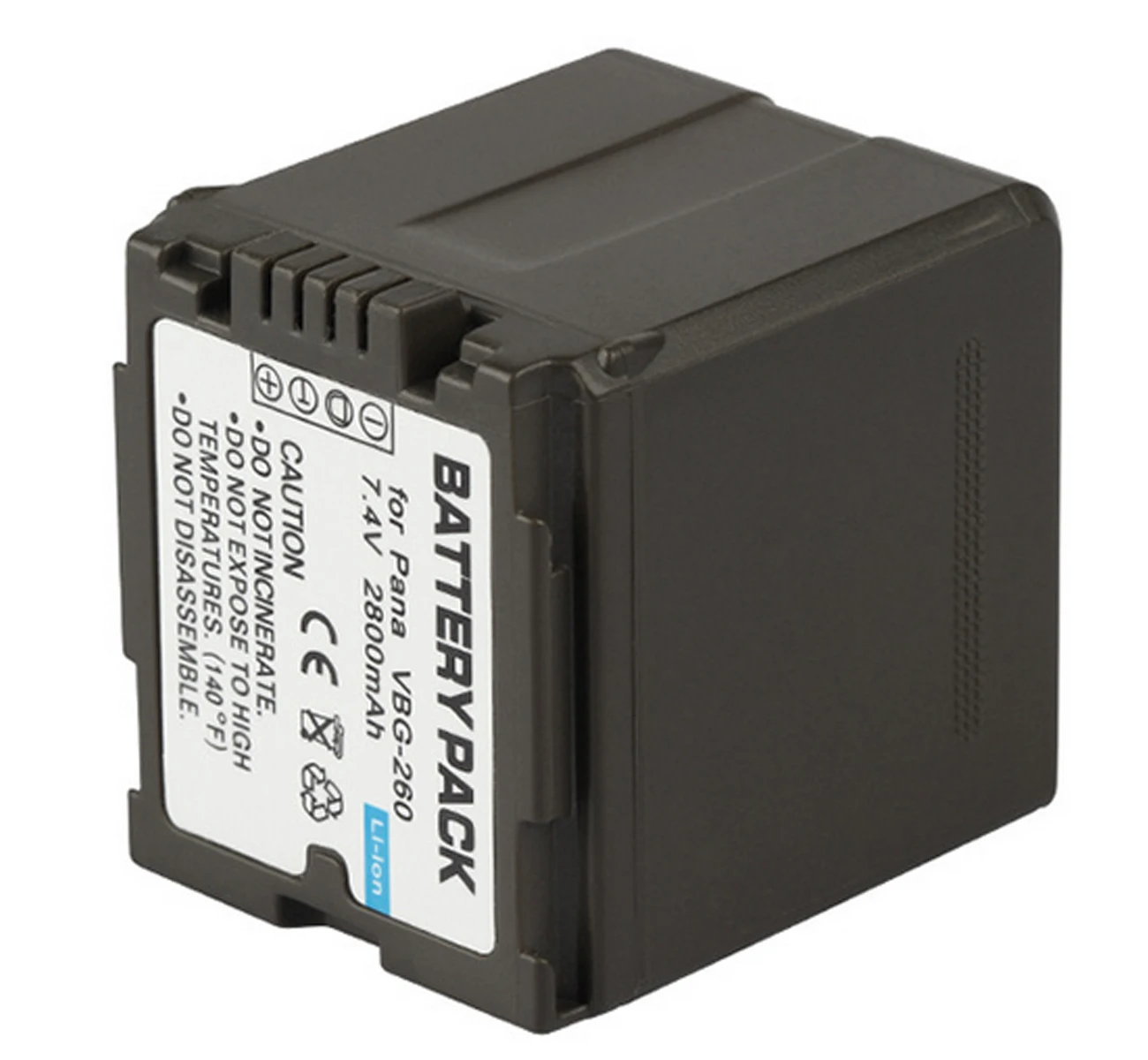 Akumulatoru Panasonic HDC-MDH1, HDC-MDH1GC, HDC-MDH1GK, SDR-H40P/GAB, SDR-H50P/GAB, SDR-H60P/GAB, SDR-H90P/GAB Videokamera Attēls 1