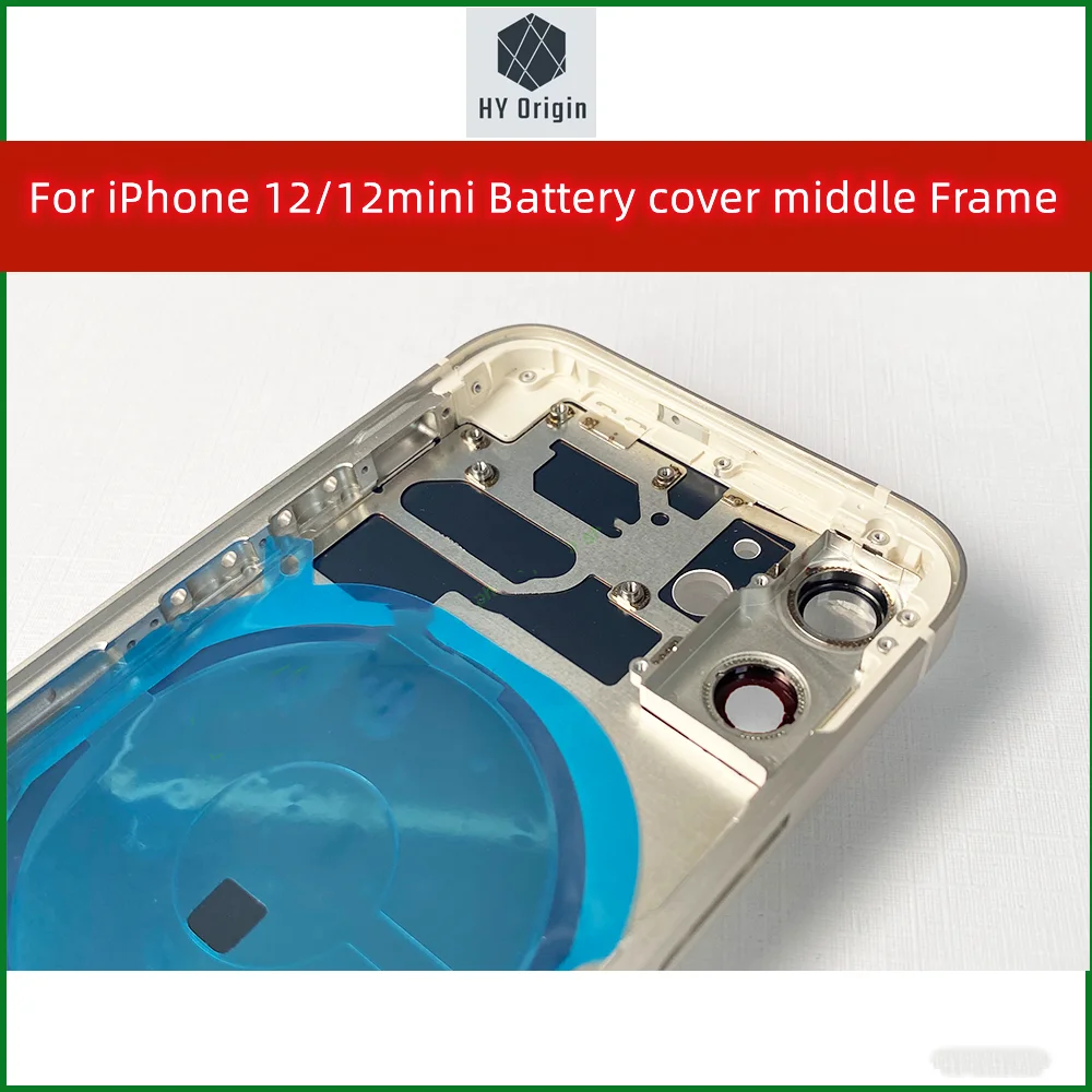 IPhone 12 Mini Jaunu Gadījumā Akumulatoru Atpakaļ Vāciņu + Vidu Rāmis Gadījumā + SIM Tray + Sānu Pogas Daļas iPhone 12 Mini Attēls 1