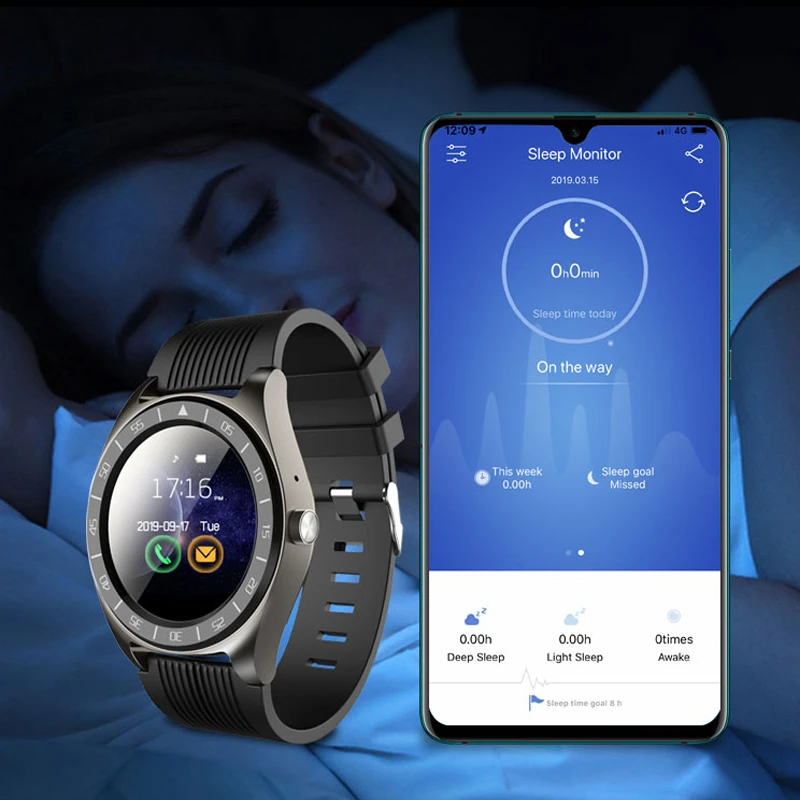 KESHUYOU V5 Kārtas Aicina SIM TF Smart Skatīties Vīrieši Sievietes Smartwatch MP3 Atskaņotājs Pedometrs Pulkstenis Dāvana Bērniem Android 2021 Attēls 4