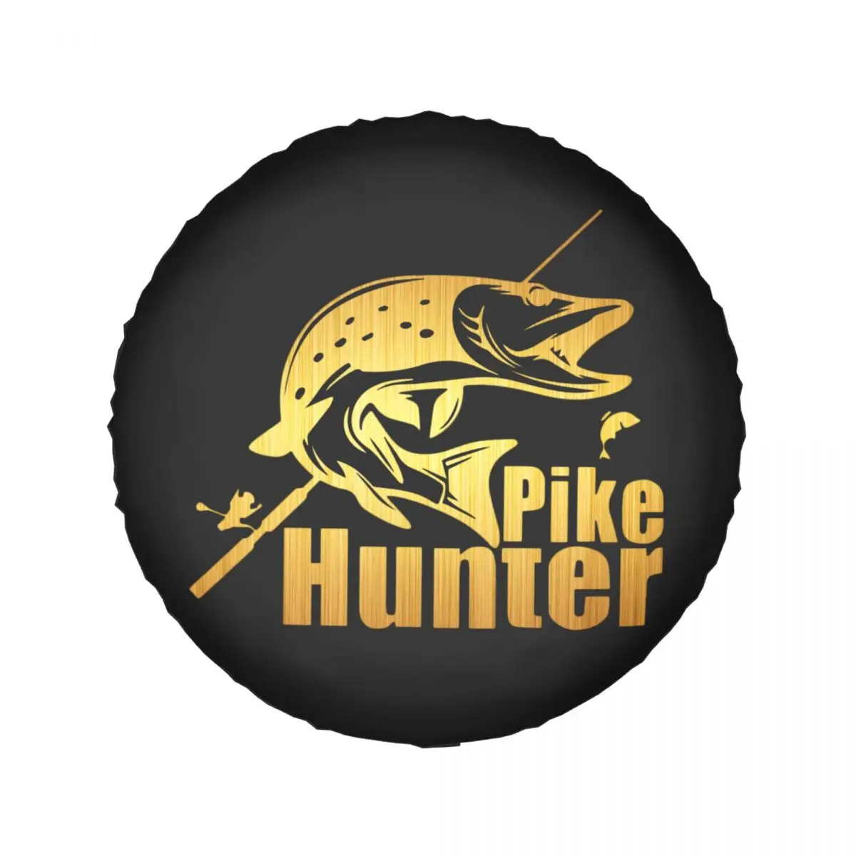Pike Hunter Zivju Rezerves Riepa Vāks Džipu Mitsubishi Pajero Pasūtījuma Zveja Zvejnieks Automašīnu Riteņu Pārsegi 14