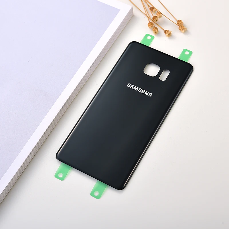 Samsung Note7 Atpakaļ Akumulatora Vāciņu Aizmugurējo Durvju Mājokļu Nomaiņa Gadījumā Panelis Remonta Daļas Galaxy Note 7 FE N930 N930F N935 Attēls 5