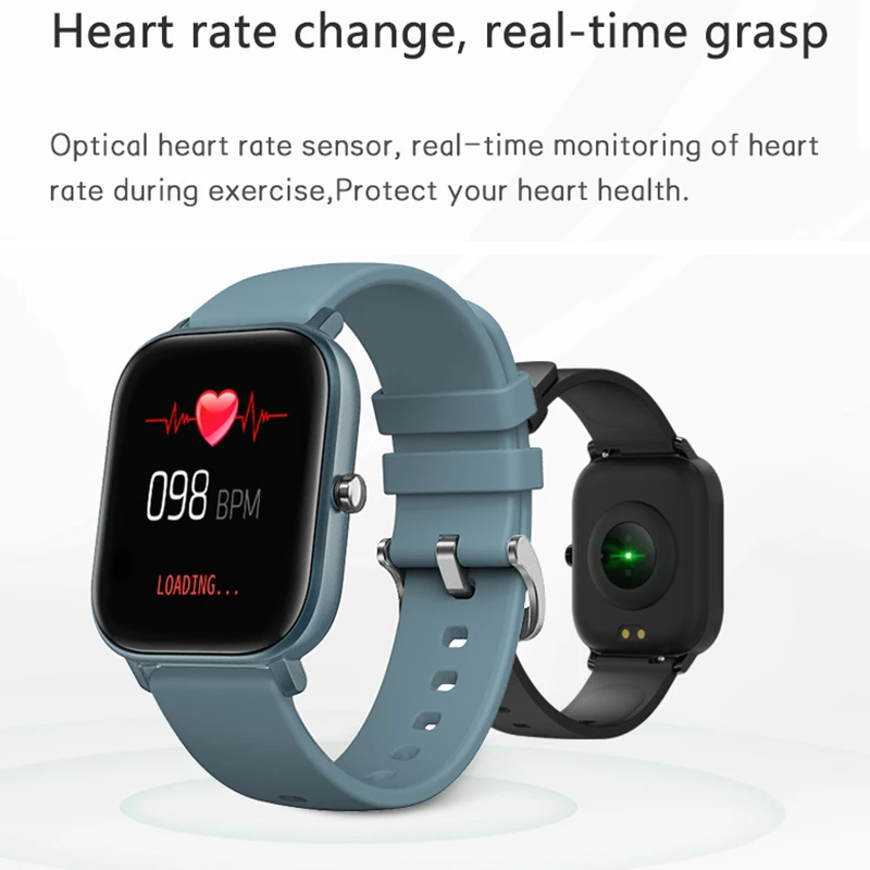 SITU P8 1.4 collu Smart Skatīties Vīrieši ar skārienekrānu Fitnesa Tracker asinsspiediens Smart Pulkstenis Sievietēm GTS Smartwatch par Xiaomi Attēls 5