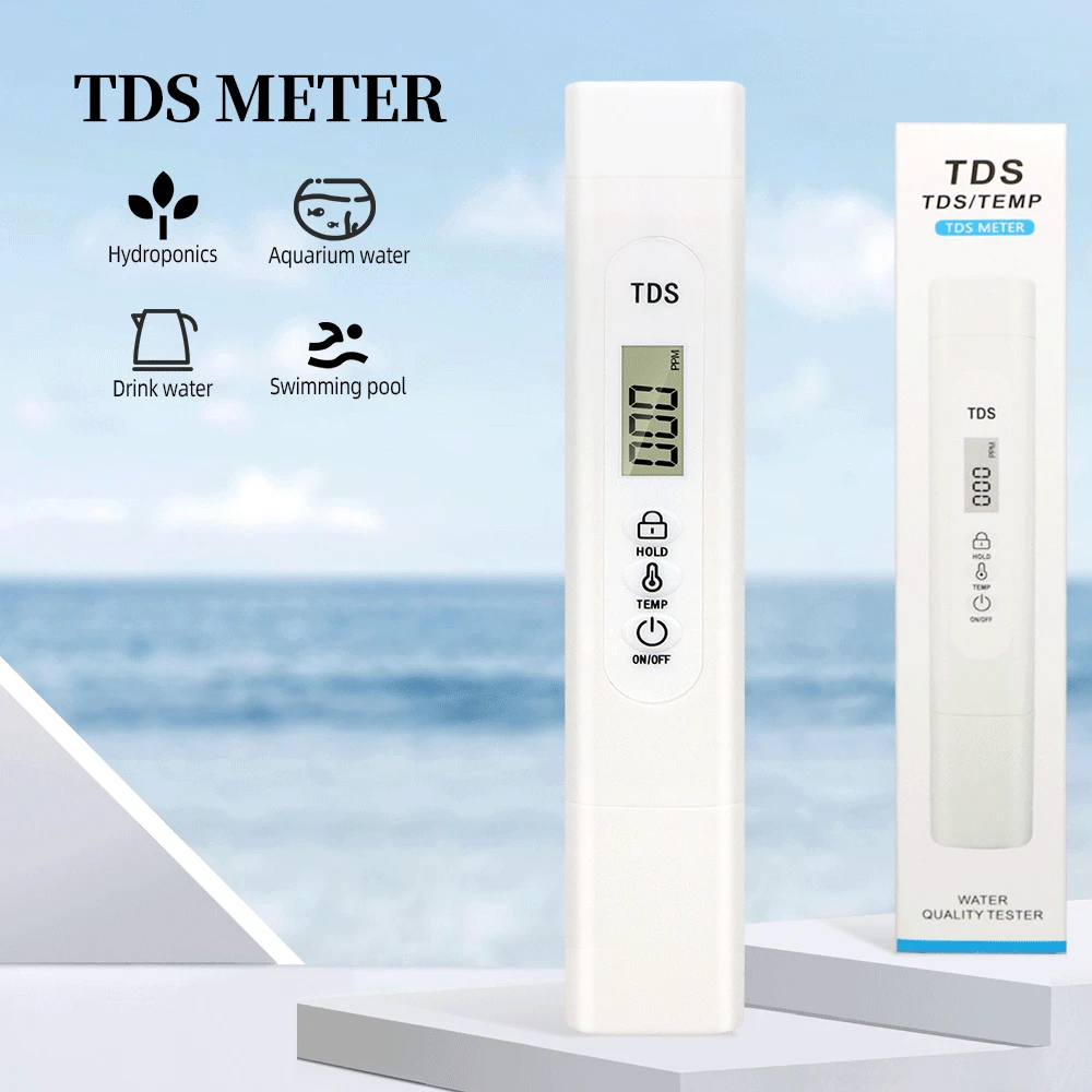 TDS Mērītājs Testeri Augstas Kvalitātes Portatīvie LCD Displejs Ūdens Kvalitātes Testēšanas Pildspalva Pieskarieties Ūdens Zivju Tvertni, Baseinu Un Akvāriju Attēls 0